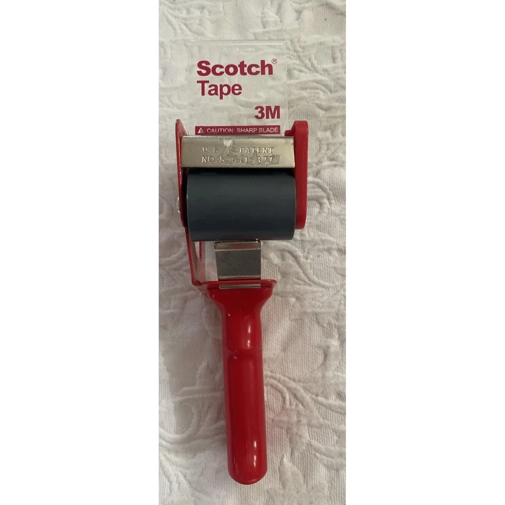 Scotch 3m Metal and Plastic Tape Dispenser Hand Held Packing Gun for 2